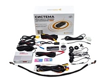 Универсальная система кругового обзора с шайбой 3D с CAN и CVBS\AHD\HDMI и встроенным видеорегистратором W-86